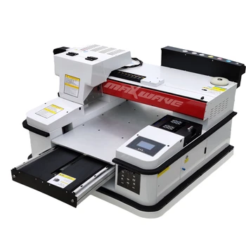 УФ-принтер Maxwave большого размера с красным светом формата A3 + По хорошей цене для печати на корпусе телефона, дереве, стекле, бумаге